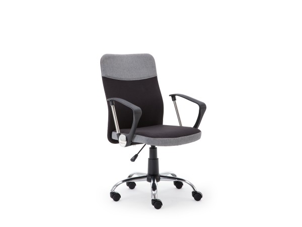 TOPIC o. chair, color: black / grey DIOMMI V-CH-TOPIC-FOT-POPIEL