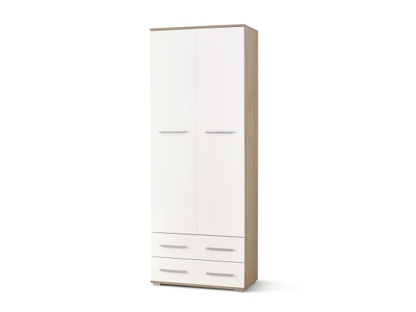 LIMA REG2, color: sonoma oak / white DIOMMI V-PL-LIMA-REG2-BIAŁY/SONOMA