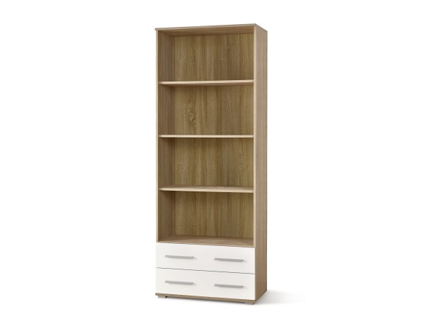 LIMA REG3, color: sonoma oak / white DIOMMI V-PL-LIMA-REG3-BIAŁY/SONOMA