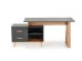 SERGIO XL, desk, anthracite matt - wotan oak